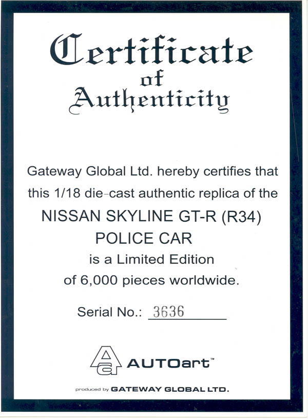 Item 'aa77351' certificate picture