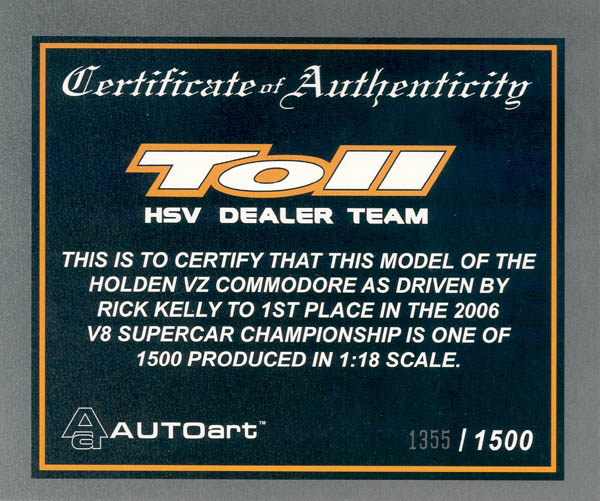 Item 'aa80665' certificate picture