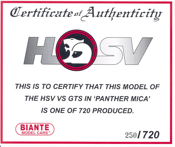 Item 'bi182601b' certificate picture