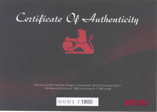 Item 'bi182701a' certificate picture