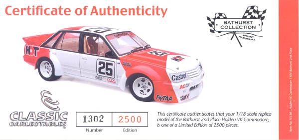 Item 'cc18330' certificate picture