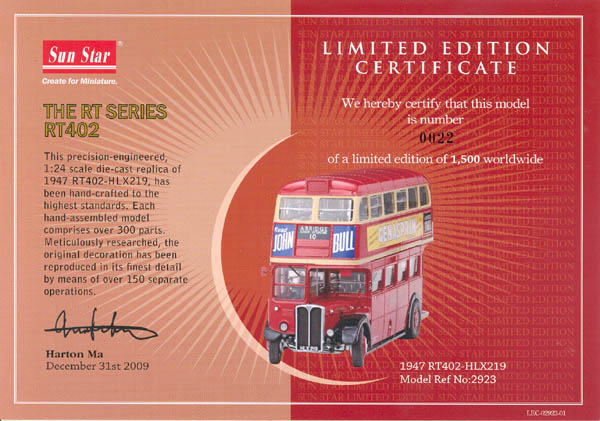 Item 'ch2923' certificate picture