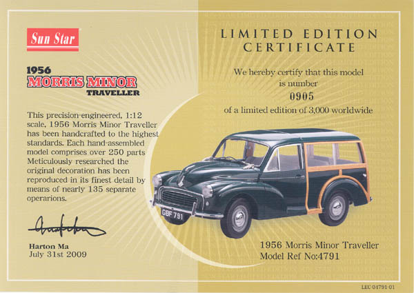 Item 'ch4791' certificate picture